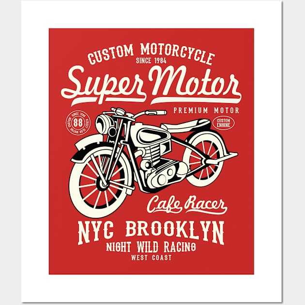 Super Motor Wall Art by PaunLiviu